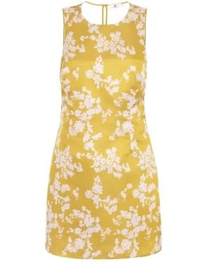 Elisabetta Franchi Short Dresses - Yellow