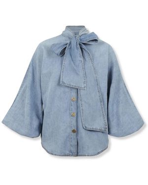 Zimmermann Denim Shirts - Bleu