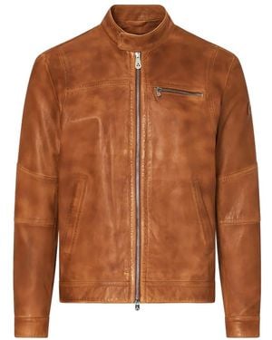 Peuterey Leather Jackets - Brown