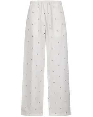 The Attico Wide Trousers - White