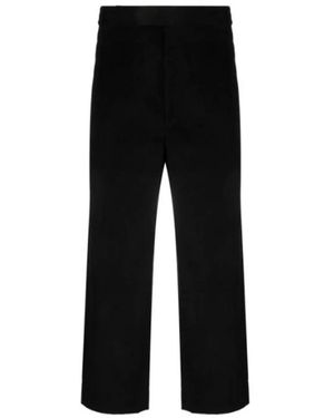 Thom Browne Straight Trousers - Black