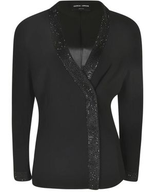 Giorgio Armani Stilvolle Jacken Kollektion - Schwarz