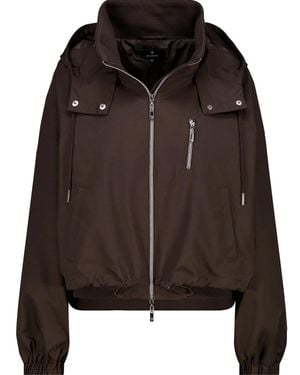 Monari Oversize Kapuzenjacke - Schwarz