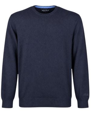 MC2 Saint Barth Truien & Vesten ,Blauw ,Kasjmier Regent Kasjmier Trui