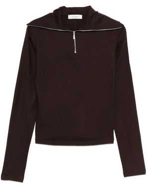 Entire studios Hoodies & Sweatvesten ,Bruin ,Wol Apex Wool Top - Zwart
