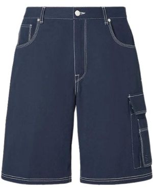Fendi Korte Broeken ,Blauw ,Denim Denim Shorts