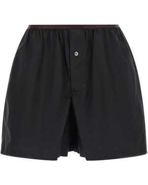 Lemaire Short Shorts - Black