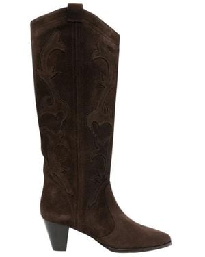 Ba&sh Cowboy Boots - Marron