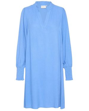 Kaffe Short Dresses - Azul