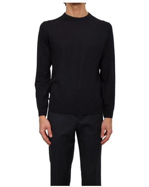 Corneliani Round-Neck Knitwear - Black