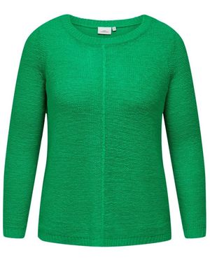Only Carmakoma Pullover Foxy Long Sleeves Knit - Groen