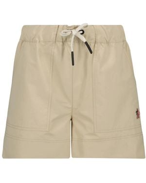 Moncler Short Shorts - Natural