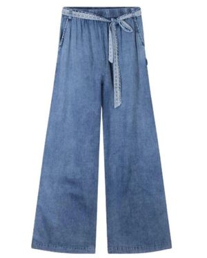Summum Wide Jeans - Bleu