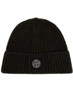 Stone Island Beanies - Negro