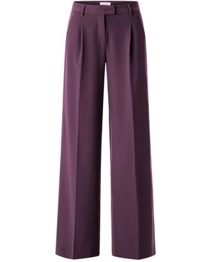 Rich & Royal Wide Trousers - Purple