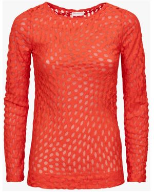 Dries Van Noten Ronde Hals Gebreid - Rood