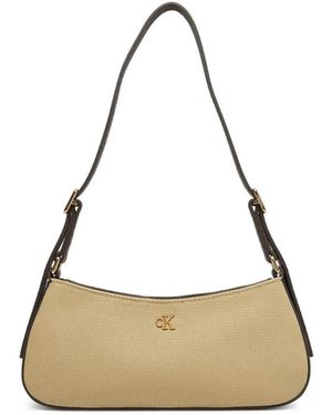 Calvin Klein Shoulder Bags - Natural