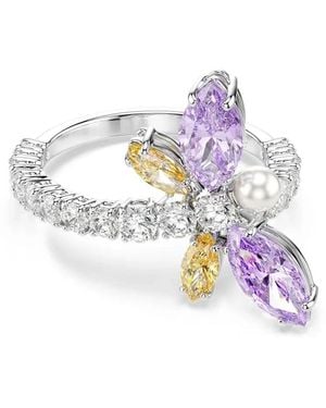 Swarovski Libellenmotief Ring - Blauw