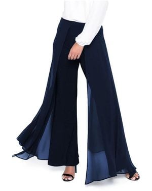 FRANK LYMAN Wide Trousers - Blue