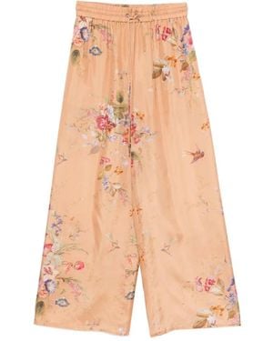 Zimmermann Wide Pants - Pink