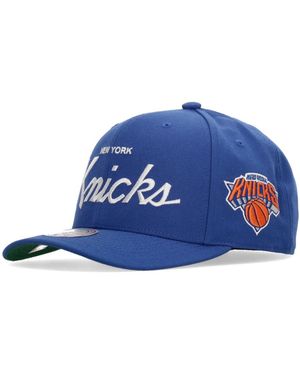 Mitchell & Ness Fitness ,Blauw ,Polyester Head Coach Pro-Crown Cap