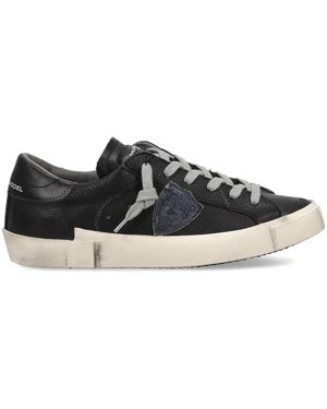 Philippe Model Schoenen ,Zwart ,Katoen Prsx Tennis