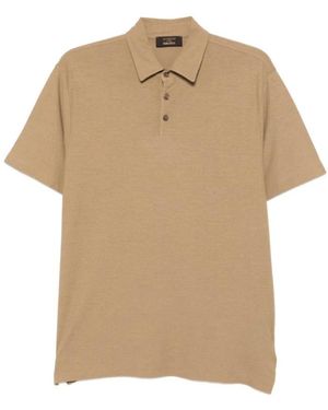 Zanone Polo Shirts - Natural