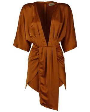 Akep Party Dresses - Marron