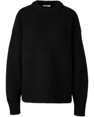 The Row Round-Neck Knitwear - Nero
