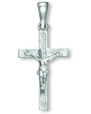 ONE ELEMENT Eleganter Kreuzanhänger Aus 925 Silber - Blau