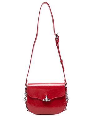 Vivienne Westwood Hunter Orb-Plaque Umhängetasche - Rot