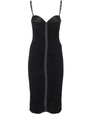 Elisabetta Franchi Midi Dresses - Black