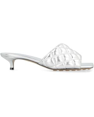 Bottega Veneta Heeled Mules - White