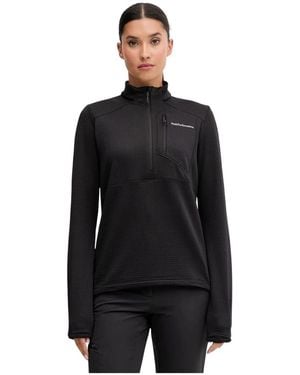 Peak Performance Long Sleeve Training Tops - Nero
