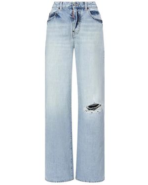 DSquared² Jeans ,Blauw Blauwe Jeans Voor Mannen