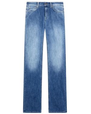 Dondup Straight Fit Jeans - Blue
