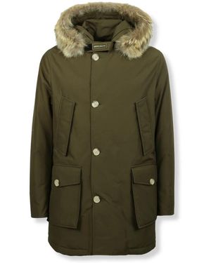 Woolrich Arctic Detachable Fur Parka - Groen