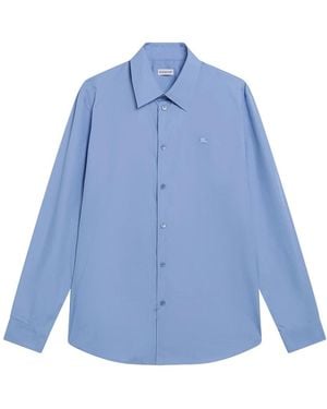 Blue Burberry Shirts for Men | Lyst