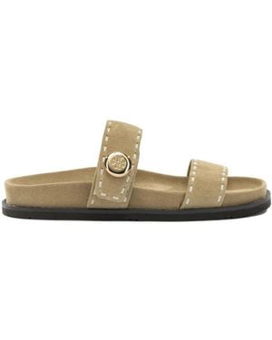 Tory Burch Sliders - Natural