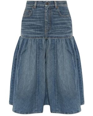Chloé Denim Shorts - Azul