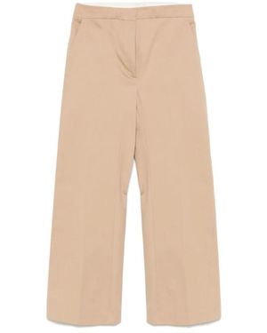 Semicouture Wide Trousers - Neutro