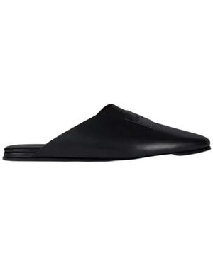 Givenchy Schoenen ,Zwart ,Leer Label Nappa Leren Mules