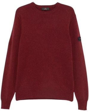 Peuterey Round-Neck Knitwear - Rojo