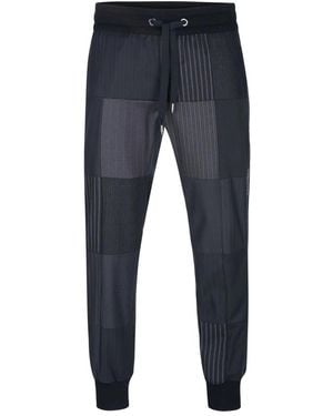 Dolce & Gabbana Jersey Broek Met Patch - Blauw