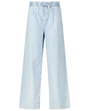 Lala Berlin Wide Jeans - Azul