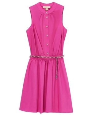 Michael Kors Shirt Dresses - Pink