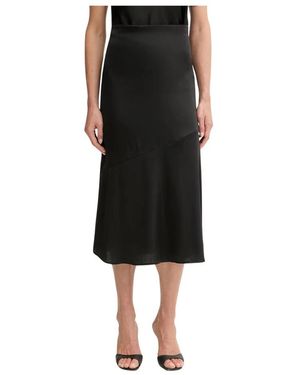 Guess Lucrezia Midi Rok - Zwart