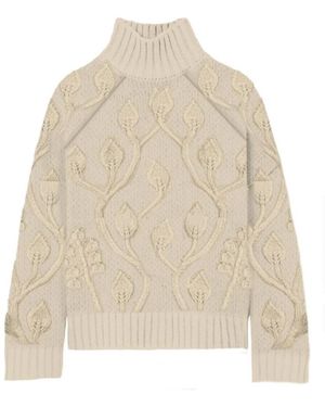 MC2 Saint Barth Truien & Vesten ,Wol Alais Turtleneck Trui - Naturel