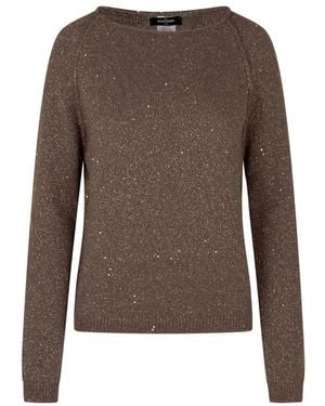 Gran Sasso Round-Neck Knitwear - Marrón