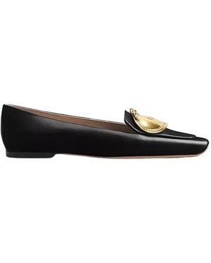 Dior Médaillon Gesp Loafer - Zwart